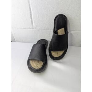 Born Men's Leeward Black Slide Sandals‎ Sz 10